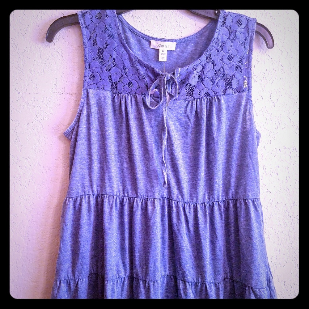 NWT Como Blue Blouse